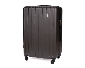 Walizka Podróżna Twarda Średnia Stl902 Ciemny Szary 58 L - Solier Luggage