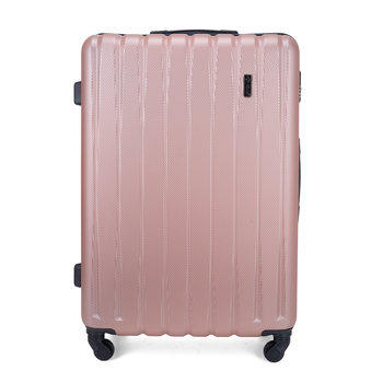 Walizka Podróżna Twarda Średnia Stl902 Różowa 58 L - Solier Luggage