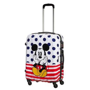 Walizka średnia American Tourister Disney Legends - Mickey Blue Dots - American Tourister