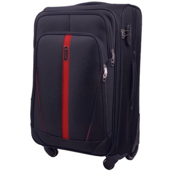 Walizka Średnia Miękka z Codury Czarny - DIAMOND