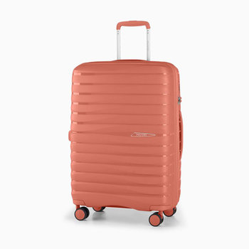 Walizka Średnia Podróżna Na Kółkach Twarda PUCCINI Pomarańczowa PP025B-9A - PUCCINI