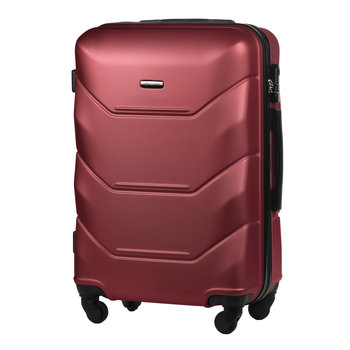 Walizka Średnia Twarda z ABS-u Burgundowy - DIAMOND