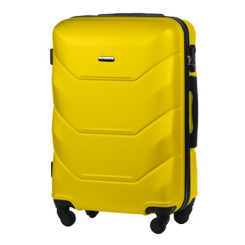 Walizka Średnia Twarda z ABS-u Żółty - DIAMOND