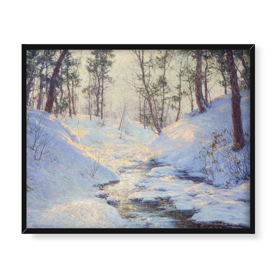 Walter Launt Palmer Słoneczny jar 50×40 W RAMIE - ANTYKWARIAT 