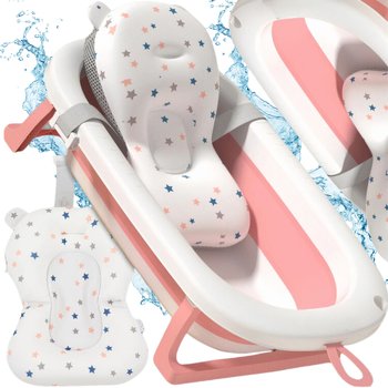 Wanienka do Kąpieli z Poduszką dla Niemowląt Składana Antypoślizgowa 0 + - Bounn