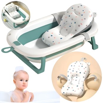 Wanienka do Kąpieli z Poduszką dla Niemowląt Składana Antypoślizgowa 0 + - Bounn