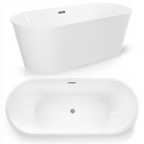 Wanna wolnostojąca OCTAVIA 170x74 cm+ syfon