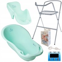Wanna Zestaw Dla Dziecka Tega 6W1 Wanienka Stojak Termometr Odpływ Leżak