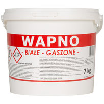 Wapno gaszone 7 kg do bielenia ścian malowania kurnika i budynków inwentarskich Fermo