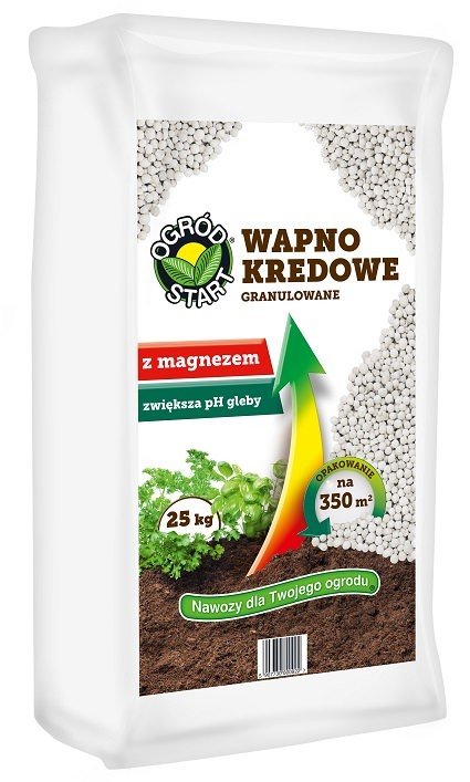 Wapno kredowe ogrodowe 25 kg OGRÓD START OGRÓD START Sklep EMPIK COM