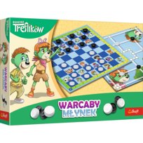 Warcaby i Młynek, Gra planszowa, Rodzina Treflików, 02658