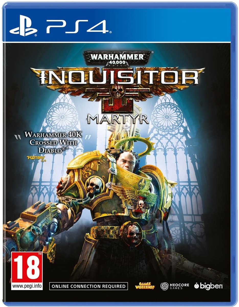 Warhammer 40.000: Inquisitor - Martyr (PS4) () - Bigben Interactive ...