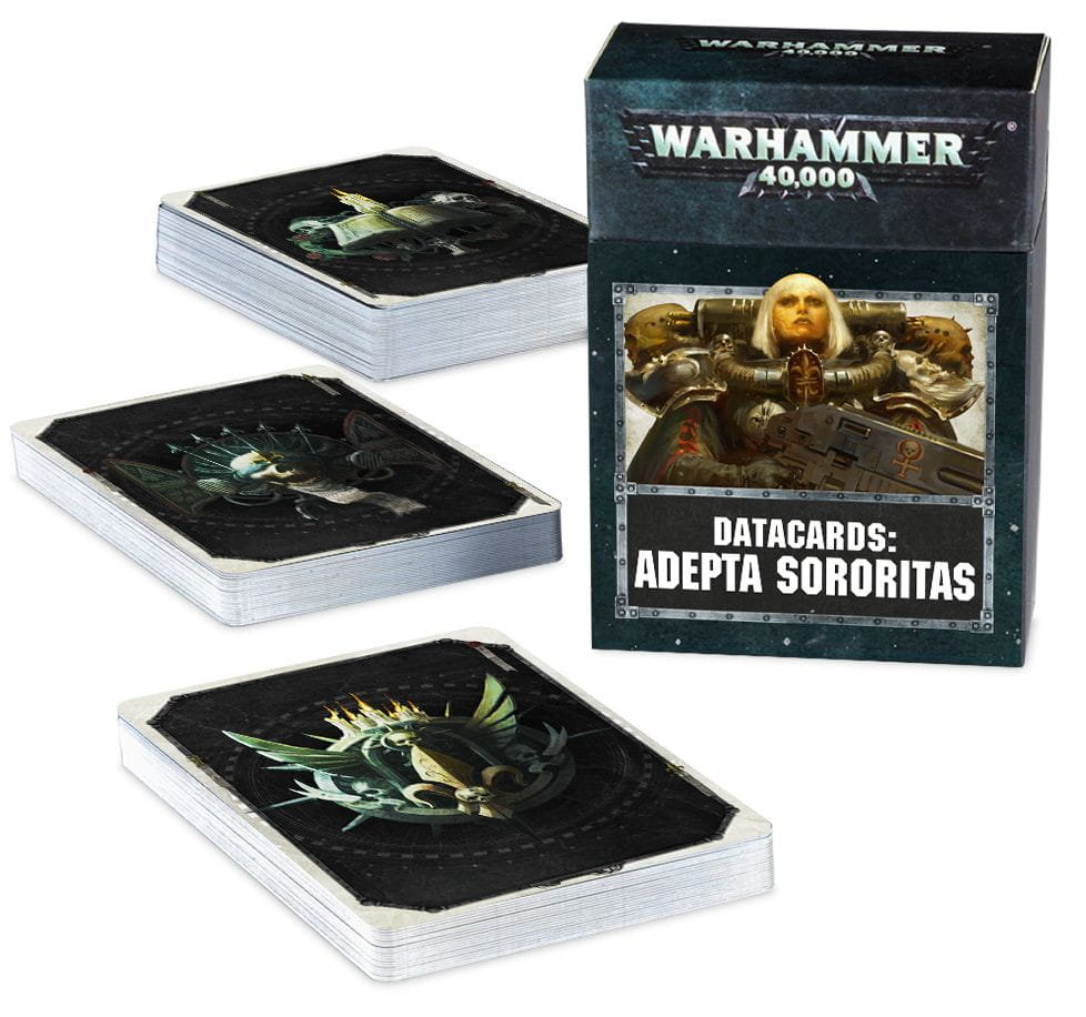 Фото - Збірна модель Games Workshop WARHAMMER 40K - DATACARDS: ADEPTA SORORITAS  (ENGLISH)