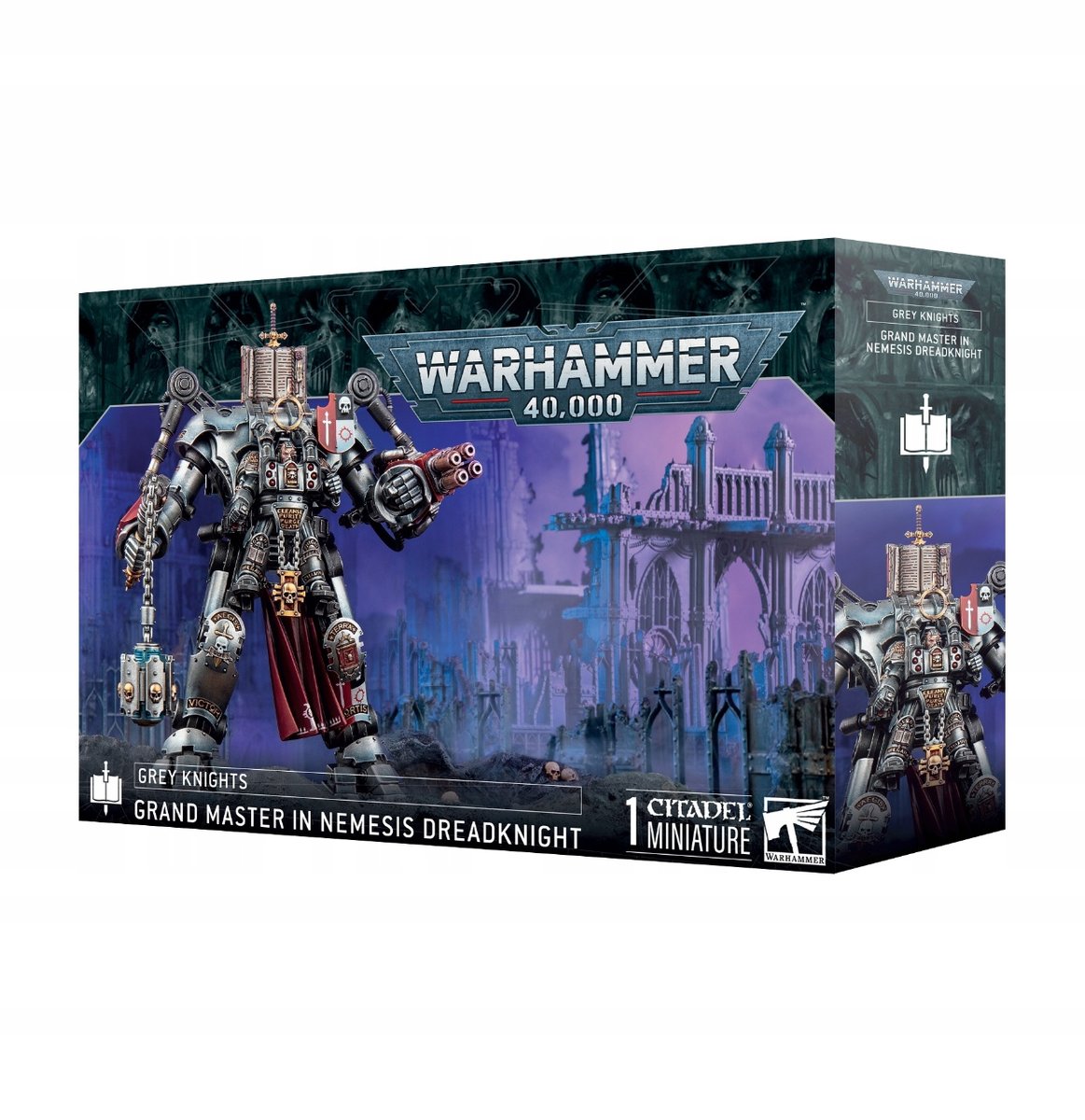 WARHAMMER 40K - GREY KNIGHTS GRAND MASTER IN NEMESIS DREADKNIGHT, gra planszowa, Games Workshop