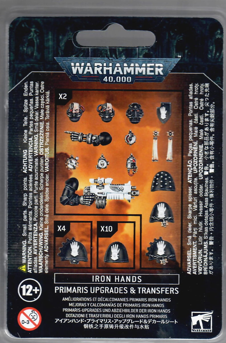 WARHAMMER 40K IRON HANDS PRIMARIS UPGRADES & TRANSFERS Games