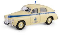 Warszawa M20, Pogotowie Ratunkowe, Skala 1:43 PRL