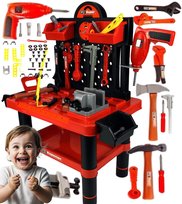 Warsztat Do Zabawy Dla Dzieci Z Narzędziami dziecięcy Zestaw Narzędzia