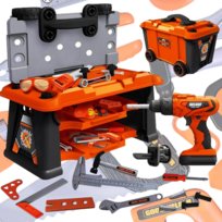 Warsztat Zestaw Małego Majsterkowicza, Skrzynka Na Narzędzia, Wiertarka Na Baterie