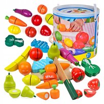 Warzywa Owoce Do Krojenia Drewniane Zestaw Na Rzep