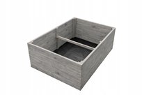 WARZYWNIAK SKRZYNIA NA WARZYWA SZARY 80x120x45 INSPEKT Grządka Wysoka!!!!