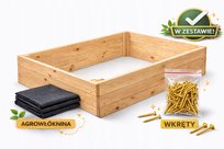 WARZYWNIAK SKRZYNIA NA WARZYWA ZIELNIK 80x150 INSPEKT WYSOKI GRUBA DESKA!!!