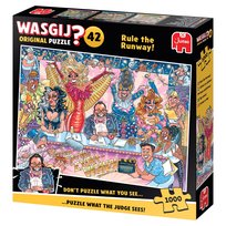 Wasgij Original 42 - Królowe piękności! - Rule The Runway! - Puzzle dla dorosłych - Humorystyczne - Karton w 100% z recyklingu - 1000 elementów - Jumbo Jumbo