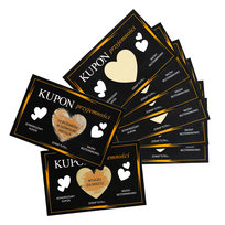 WASZE SKRYTE NIESPODZIANKI  Kupony miłości ze zdrapką, voucher dla drugiej połówki, 15szt.