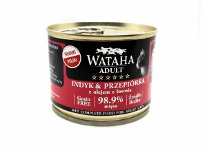 Wataha Hunt Adult Cat Indyk Przepiórka 200g  - Inna marka