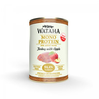 WATAHA MONO PROTEIN ADULT DOG 94,4% INDYK Z JABŁKIEM 400G