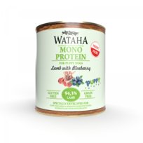 WATAHA MONO PUSZKA DLA PSA PUPPY JAGNIĘCINA Z BORÓWKĄ AMERYKAŃSKĄ 800G