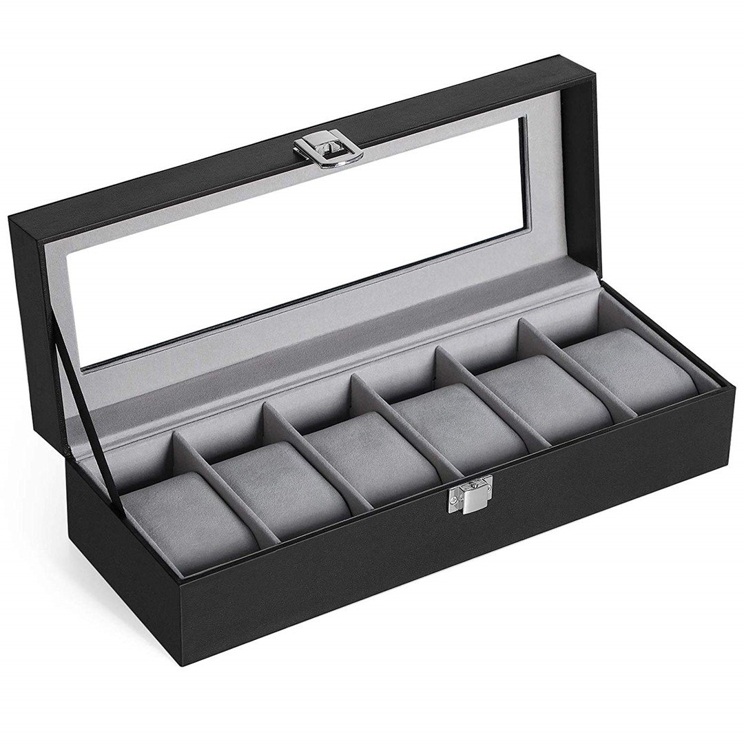 WATCHBOX/BLACK/6SLOTS