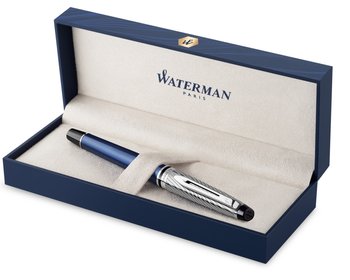 Waterman Expert Deluxe Pióro Wieczne M Niebieski Stalówka M - Inna marka