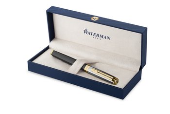 Waterman Pióro EXCEPTION metal i czarny lakier GT F 2200948 - WATERMAN