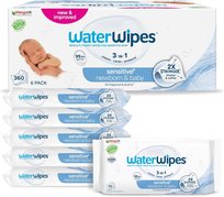 WaterWipes mokre chusteczki nawilżane wodą 6x60szt (360szt)