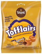 Wawel Cukierki Tofflairs Karmelowo-Czekoladowy 95g Wawel