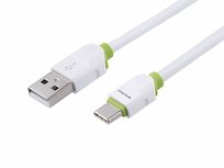 WAYME Kabel do ładowania i synchronizacji, silikonowy okrągły, 100 cm, USB > USB-C