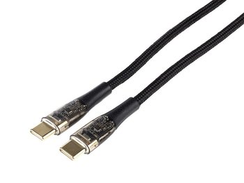 WAYME Kabel do ładowania i synchronizacji, w oplocie z mikrofibry, 120 cm, USB-C > USB-C PD, max 100W - Carmotion