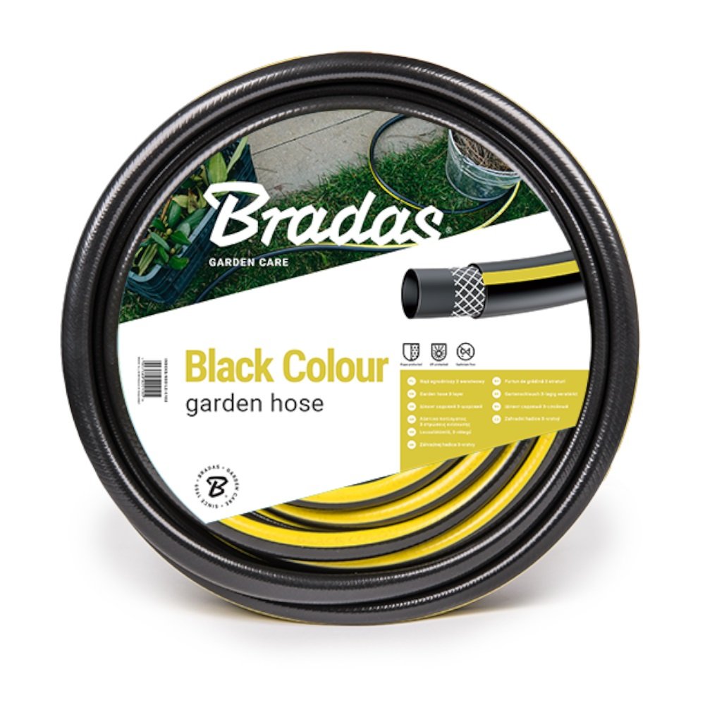 Zdjęcia - Wąż ogrodowy Bradas  3/4' 25M Black Colour  Wbc3/425 