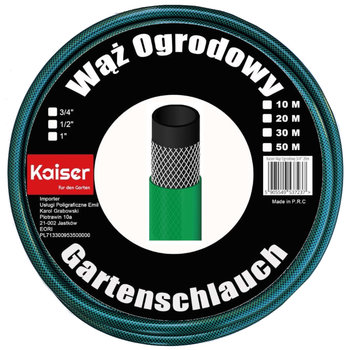 WĄŻ OGRODOWY 30M 1/2" CAL KAISER ZBROJONY 3 WARSTWOWY - Kaiser