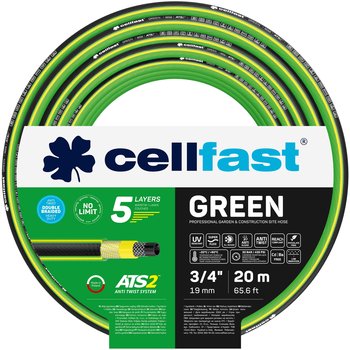 Wąż ogrodowy 5 warstwowy GREEN ATS2 TM 3/4" 20 mb NOWOŚĆ - Cellfast
