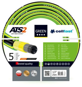 Wąż ogrodowy CELLFAST Green ATS2 15100, 1/2", 25 m - Cellfast