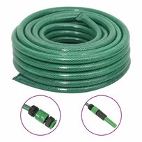 Wąż ogrodowy PVC 30m, z zestawem złączek, zielony