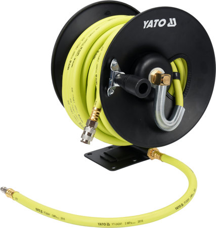 Wąż pnematyczny na zwijaku YATO, 15 m x 9,5 mm
