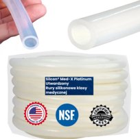 Wąż Silikonowy Platynowy Made In USA Spożywczy Do Żywności Rura Przewód 15m