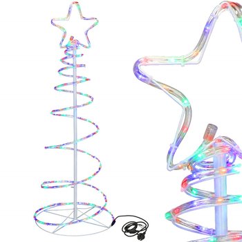 Wąż świetlny 8m multikolor 192 Led choinka na zewnątrz IP44 - Springos