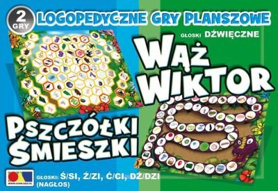 Wąż Wiktor Pszczółki Śmieszki, gra edukcyjna, Komlogo, gra planszowa