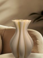 Wazon 16cm 3D PLA Matt – Beżowy, Nowoczesny Design