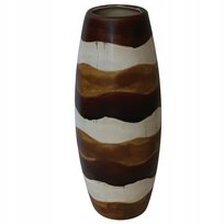 Wazon Ceramiczny Wysoki Brązy Wys. 30cm
