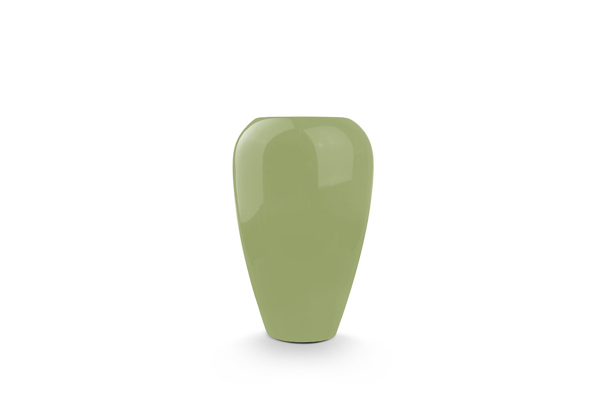 Wazon LARIX zielony, h20, kamionka