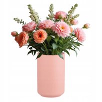Wazon na kwiaty ceramiczny w stylu glamour Altom Design 15cm różowy